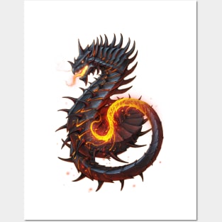 Fire Dragon Posters and Art